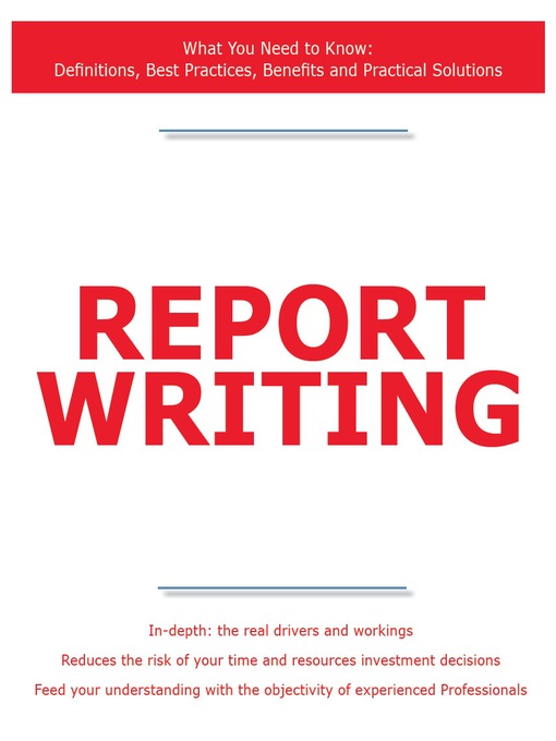 Cover image for Report Writing - What You Need to Know: Definitions, Best Practices, Benefits and Practical Solutions
